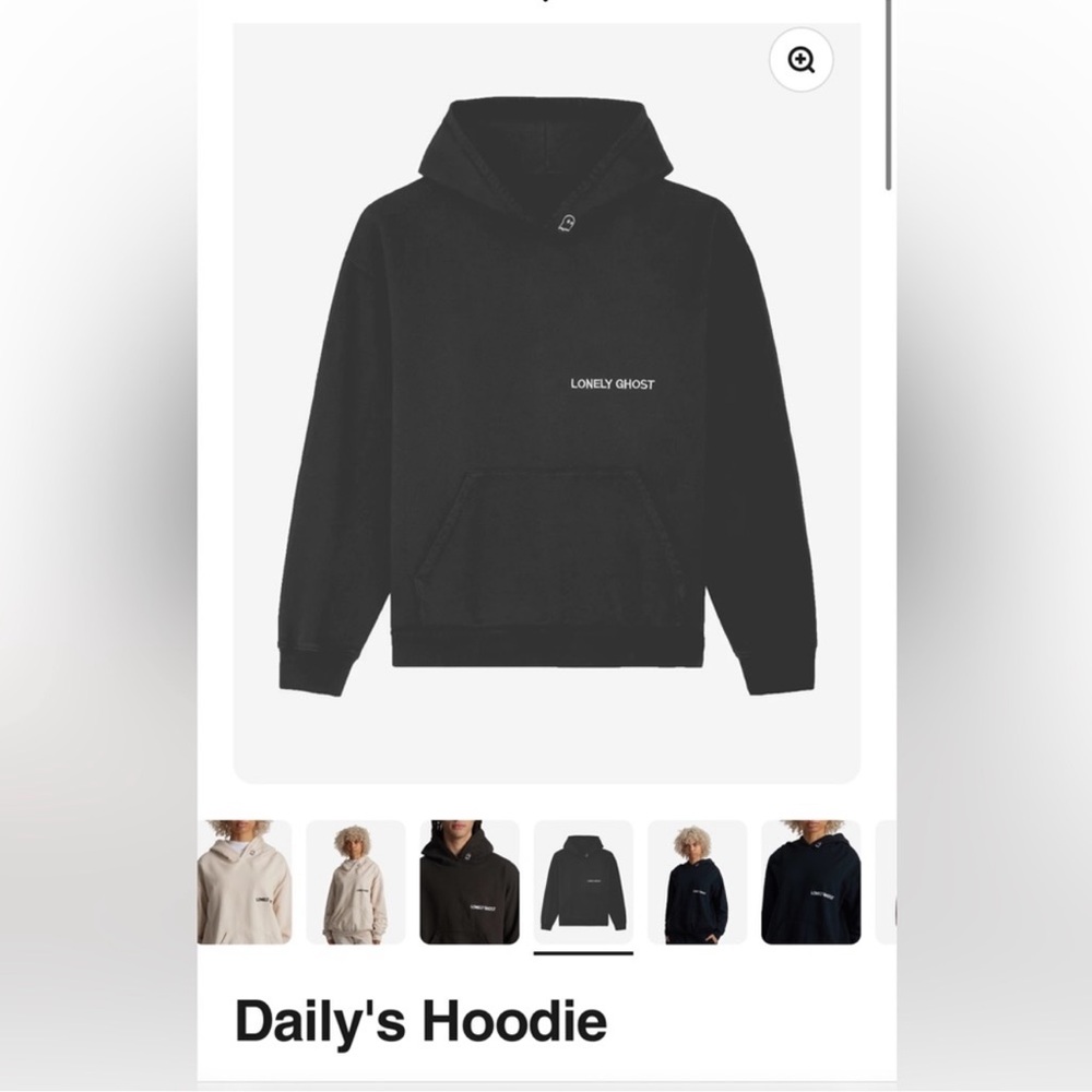 Lonely Ghost Daily Hoodie